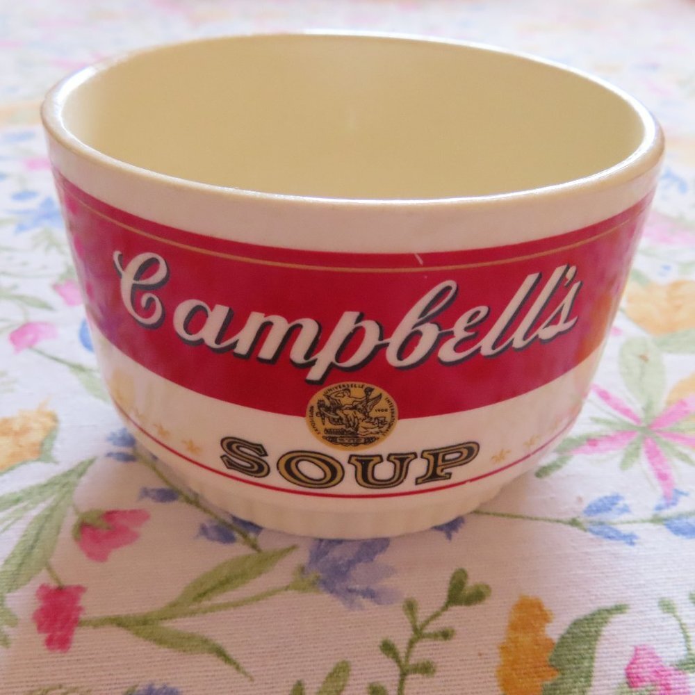 Campbell's Soup Bowl USA 1960's Fluted 4", Vintage